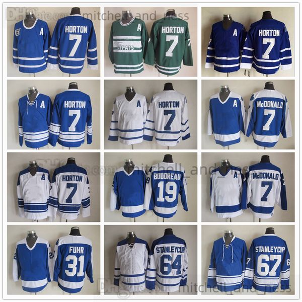 

movie vintage hockey jersey retro ccm embroidery 7 bill barber jersey 19 bruce boudreau 31 grant fuhr #64 67 stanleycup jerseys, Black;red