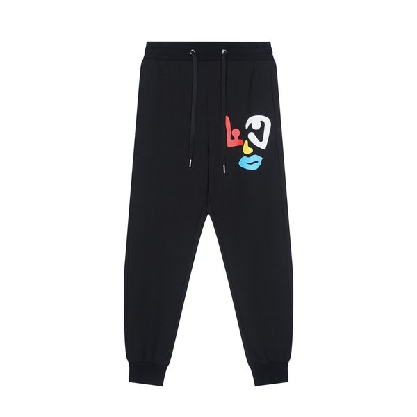 

2023 mens women designer jacquard pants spring summer men sports pants double letter casual letters trousers black white sports pants