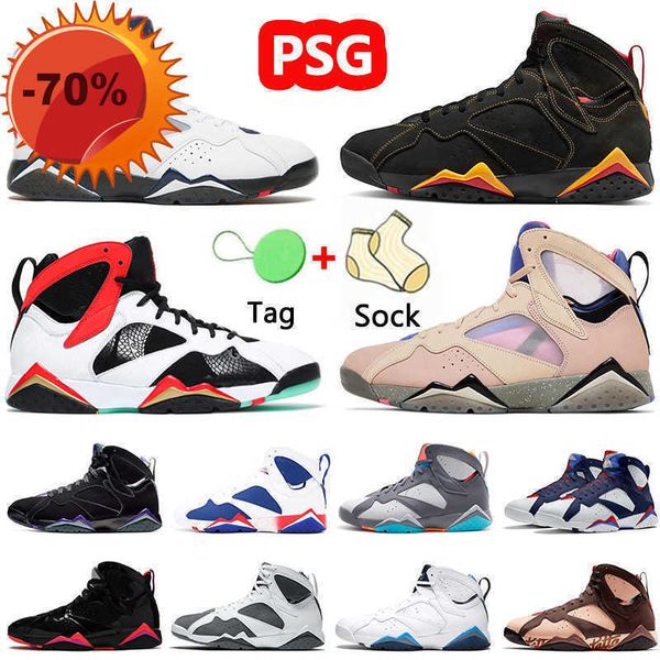 

2022 new 7s men women basketball shoes jorda 7 oregon hare raptor vii patta x 7 bordeaux unc sapphire flint citrus metallic gold z mist
