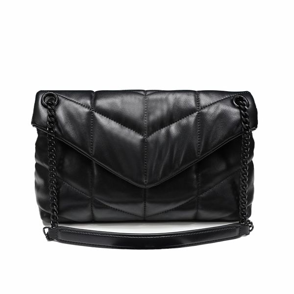 

evening bags women genuine leather handbag luxury designer female lambskin chain shoulder lady messenger crossbody 230320