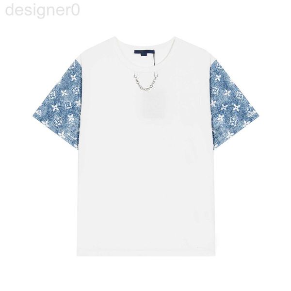 

men's t-shirts designer 2023 new mens t shirt men women couples casual short sleeve round neck tees fashion colors s-2xl oefo, White;black