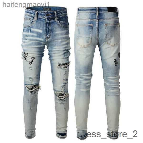 

holes pants amirs jean amiris denim jeans arrivals trousers mens coolguy biker luxury man designer clothing #828 1 a7ez n2v9, Blue