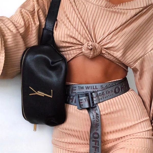 

waist bags designer women belt bag leather fashion fanny pack bumbag letters men purse length 25cm luxury waist bags 19111