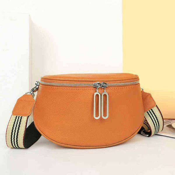 

waist bags high cortex fanny pack female belt fashion saddle chest luxury leather shoulder messenger woman 220711