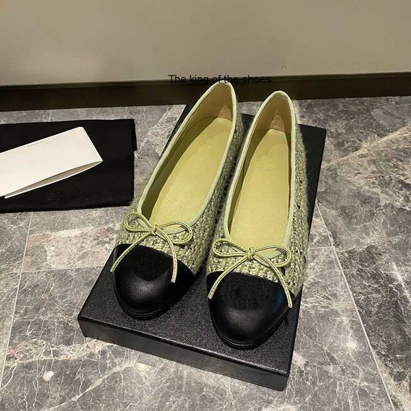 

dress shoes flat single for women 2022 summer new style shallow mouth temperament lingge ballet soft sole bow small fragrant women's sh, Black