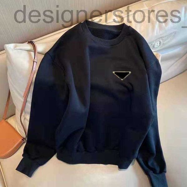 

designer women hoodie sweatshirts with triangle letters long sleeves lady tees zippers back adjust fashion style hoodies v5pm, Black