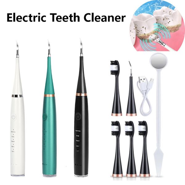 

other oral hygiene electric sonic teeth cleaner dental calculus plaque coffee tartar stains remover toothbrush 230317