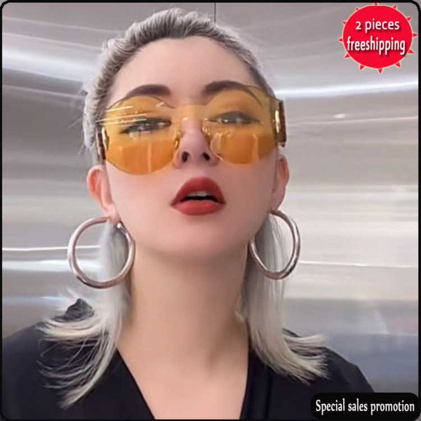 

brand design mens sunglasses uv400 designer brands 23 luo yijia 1-piece round frame goggl net red ins the same mirror lw shades fashion, White;black