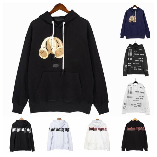 

hoodie mens womens designers hoodies fashion man long sleeve warm cotton hoodys clothing sweaters hip hop palms clothes sweatshirts p7za#, Black