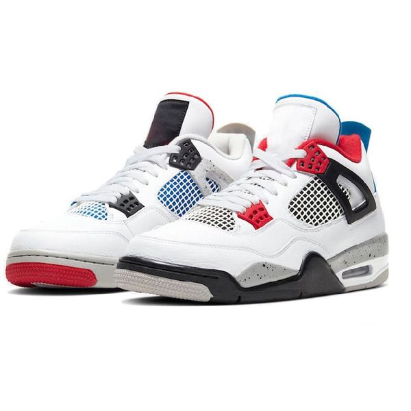 

basketball shoes jumpman 4 4s shimmer white oreo university blue military black cat mens sail bred cactus jack metallic womens trainers mid