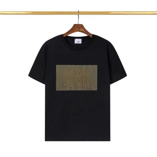 

designer t-shirt menswear womenswear designer t-shirt t-shirt men's casual embroidery luxury clothing t-shirt loose short sleeves, White;black
