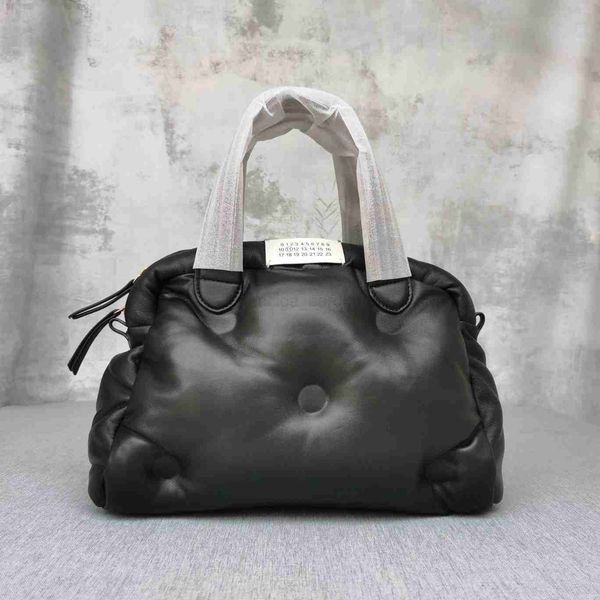

magilla margiela margiela style mm6 women's tote handbag sheepskin one-shoulder messenger bag cloud pillow bag