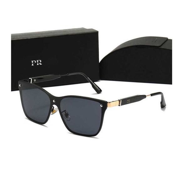

designer sunglasses prad sunglass luxury mens women's sunglasses branded channel sunglass side logo fashion drive uv resistant glasses, White;black
