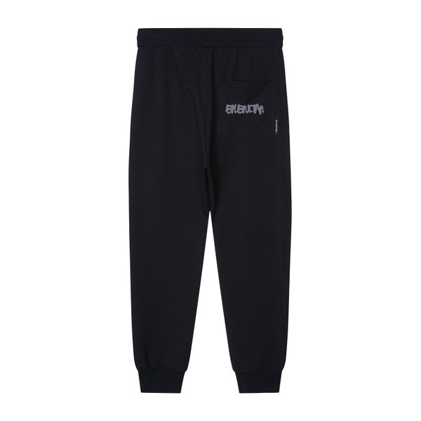 

fashion mens designer pants men women solid color pant trousers hip hop motion pants for male casual joggers brand sports pants size m-xxl, Black