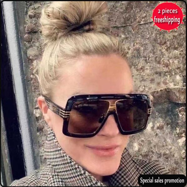 

brand design mens sunglasses designer brands family g's new generous frame fashionable ins internet celebrity for men and women gg0900, White;black