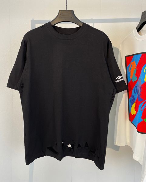 

men's plus tees & polos round neck embroidered and printed polar style summer wear with street pure cotton q11ws, Black;brown