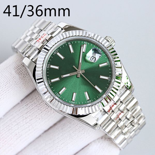 

Ladies watch 36mm automatic 904L stainless steel 41mm luxury designer ST9 sapphire waterproof couple watch Green dial Montre De Luxe DHgate Wristwatches jason 007, Gold