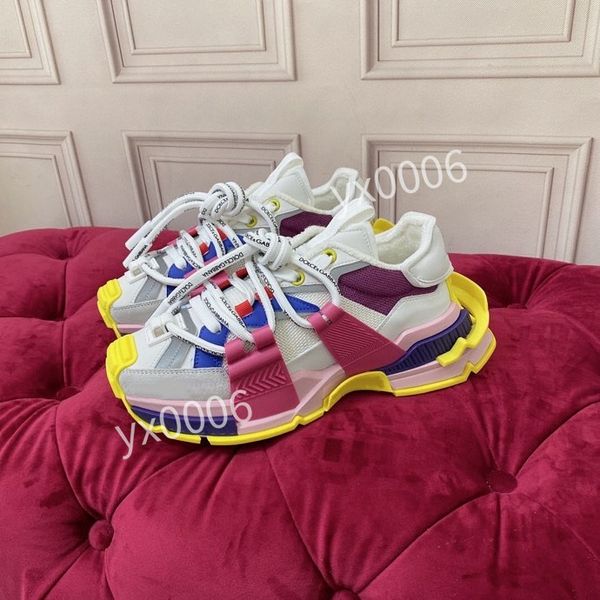 

womens designer sneaker casual shoes mens fashion mesh calfskin patchwork black white sneakers knit technical platform trainers2023