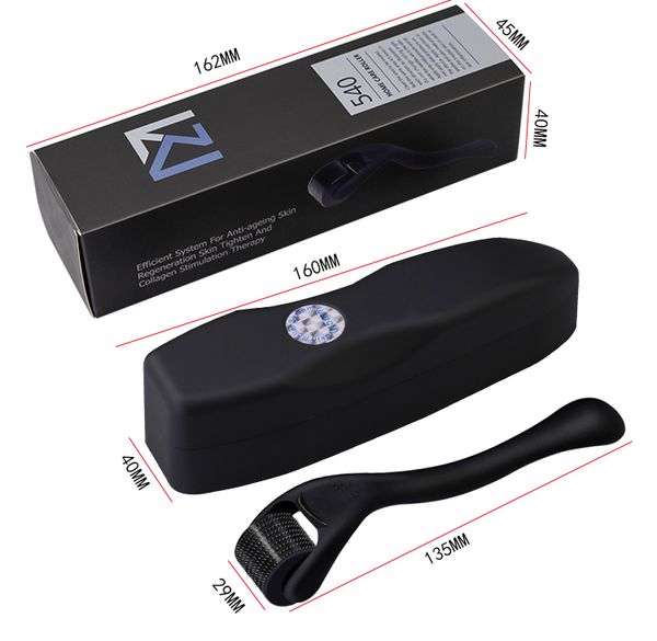 

beauty items private label men beard care 540 needles matte beard growth roller microneedle derma roller