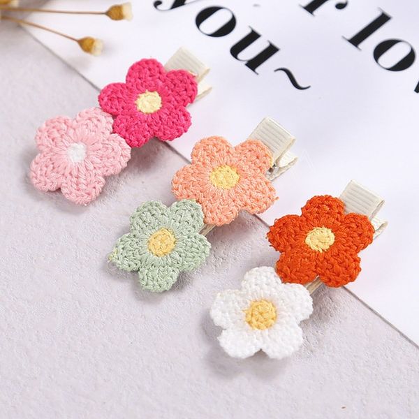 

baby hairpin flower hair clips for children kids headwear barrettes fashion bangs clip girls hair accessories, Slivery;white