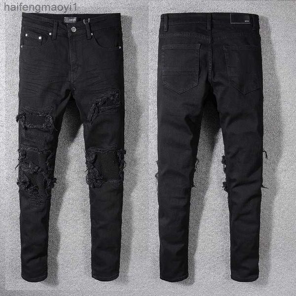 

jeans designer amirs jean biker amiris denim new holes trousers arrivals coolguy mens pants luxury man clothing #569 tchm, Blue