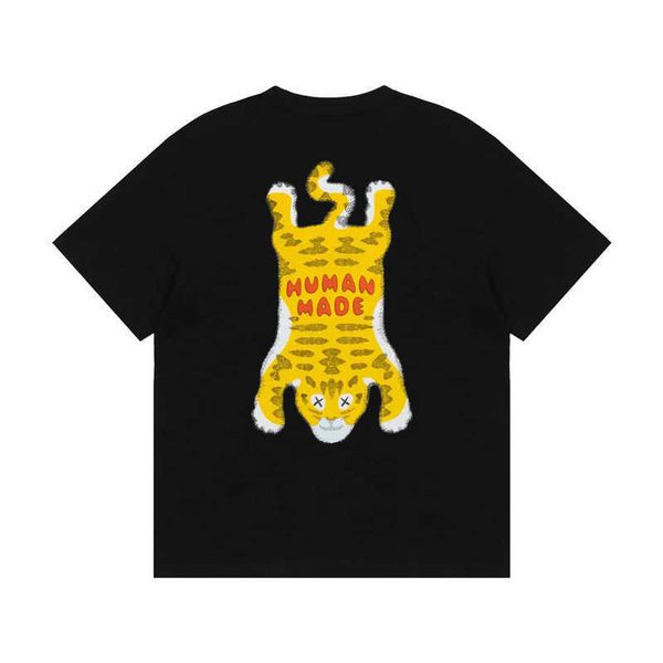 

designer t shirts human makes luxury 2022 day fashion short sleeve couple fine sulfur cotton loose casual pure half t-shirt men and women, White;black