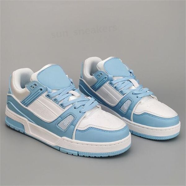 

luxury trainer sneakers shoes printing brand genuine leather sneaker size 38-45 rg01