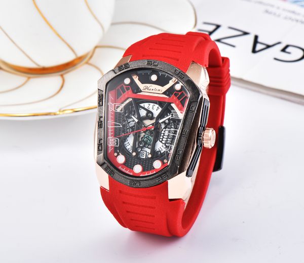 

designer foreign trade men's watch phantom six needle run seconds quartz watch wholesale, Slivery;brown