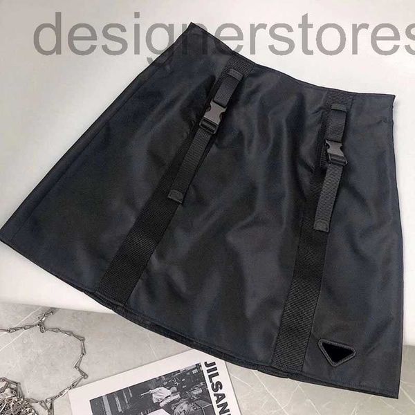 

designer 2022 womens skirts summer a-line skirt ladies girl designer dress with badge letter printed dresses 3 styles casual shorts 6xky, Black