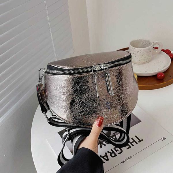 

waist bags casual women designer saddle fanny pack soft leather luxury shoulder crossbody chest female belt 220711
