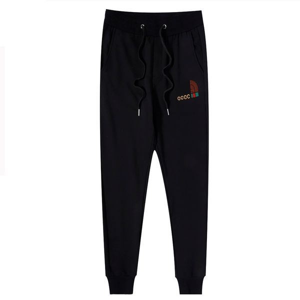 

brand jogging pants printed cotton jogger camouflage type male fashion harem clothes spring and autumn rib trousers sweatpants, Black