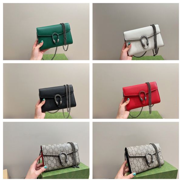 

new women bags luxury genuine leather designer bags fashion trendy crossbody dionysus woc shoulder bag totes bags with original box 20x13cm