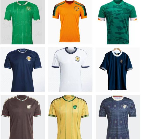 

2023 ireland special edition soccer jerseys jamaica scotland doherty duffy scotland 150th anniversary home away 22 23 egan brady keane j. mc, Black;yellow