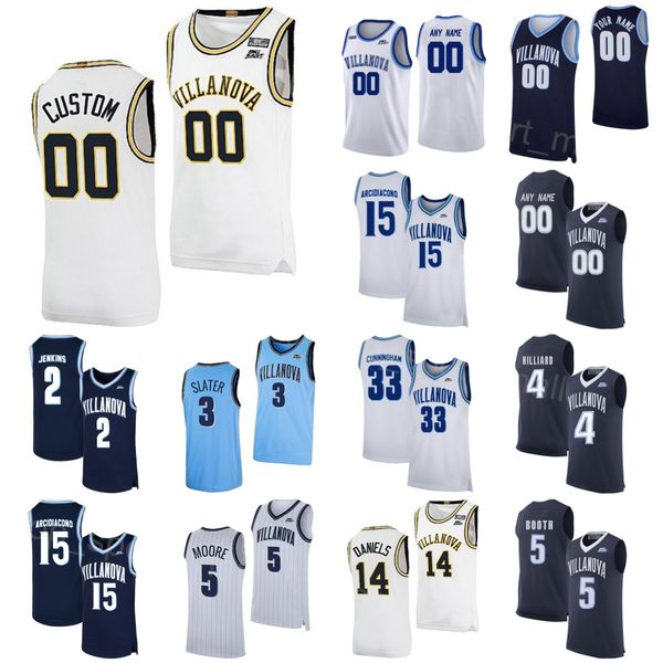 

villanova wildcats 1 scottie reynolds jersey college basketball 4 darrun hilliard 5 phil booth 15 ryan arcidiacono 33 dante cunningham 2 kri, Black