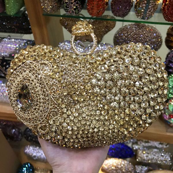 

evening bags gold diamond dress bag day clutches bag women fashion wedding party handbag purse bridal crystal clutch wallet silver 230317