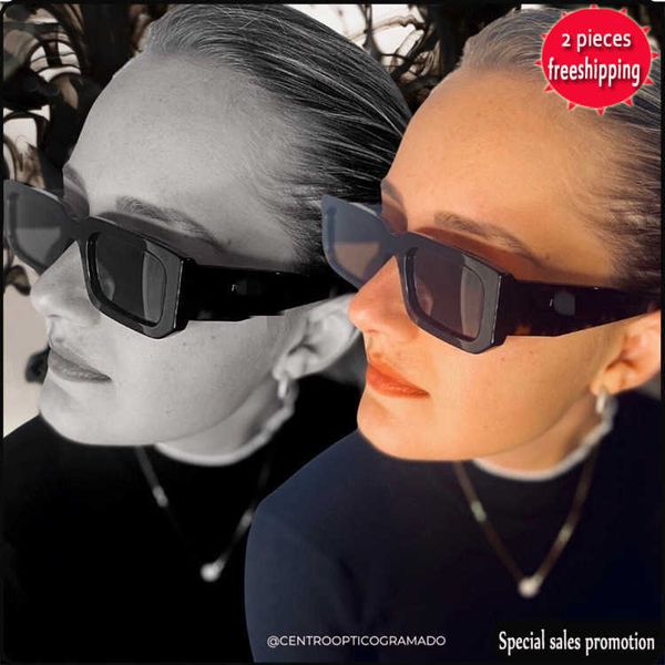 

brand design sunglasses ins versatile square plate sunglass men's and women's hip hop star net red driver prs 06ys uv400 high qual, White;black