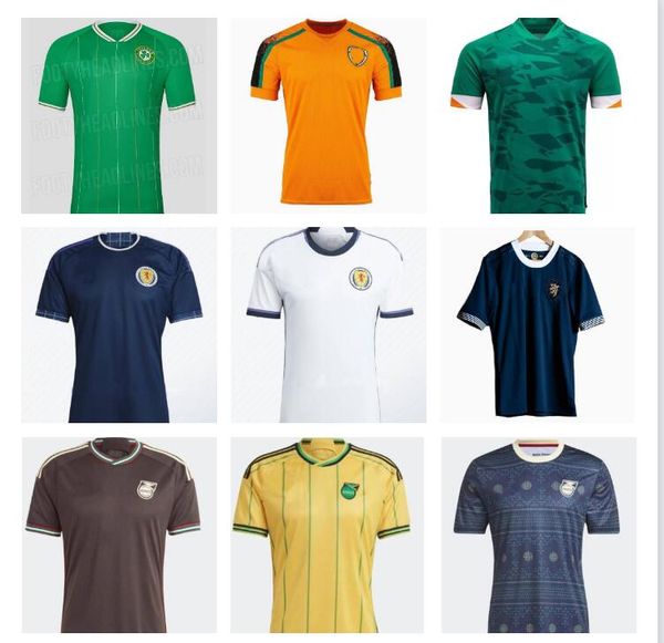 

2023 ireland special edition soccer jerseys jamaica scotland doherty duffy home away 23 24 egan brady keane hendrick mcclean idan new sport, Black;yellow