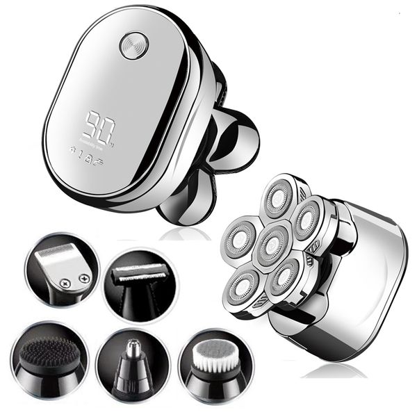

electric shavers multi grooming kit digital display electric shaver hair trimmer beard razor wet dry men body shaving machine 230317