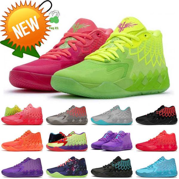 

5a roller shoes classic designer mens lamelo 1 ball basketball shoes mb.01 rick and moty rock all blue buzz queen x men tennis sports shoe, Black