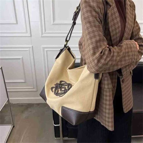 

handbag 2023 new bag women's large slouchy canvas casual