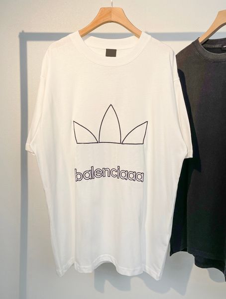 

men's plus tees & polos round neck embroidered and printed polar style summer wear with street pure cotton q1ws, Black;brown