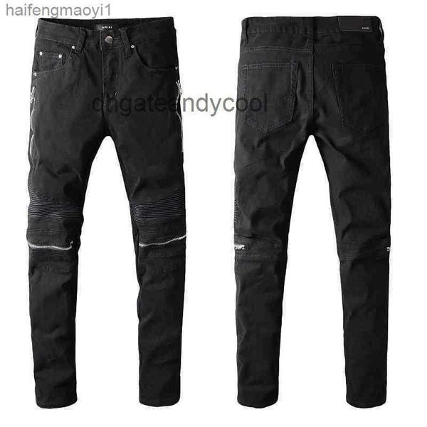

mens jeans designer jean pants mens jean pantss fashion 627 autumn and winter high street men's brand locomotive black fold, Blue