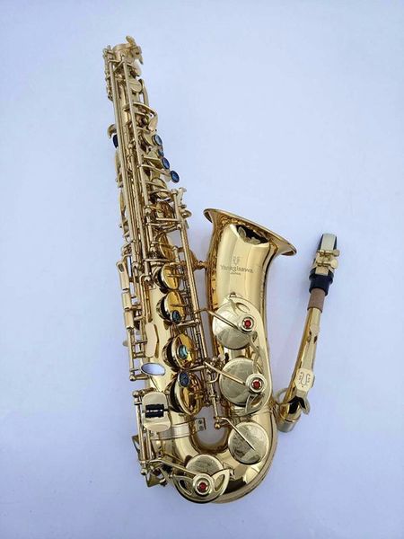 

brand new yanagisawa alto saxophone a992 gold lacquer sax professional mouthpiece patches pads reeds bend necks