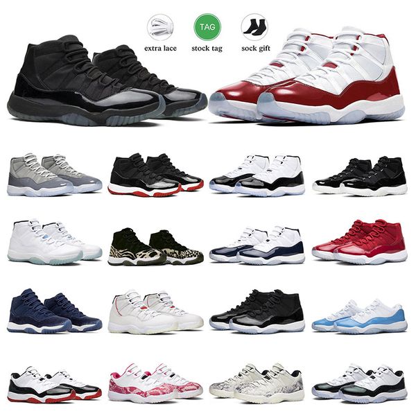 

2023 for men women basketball shoes 11 11s cherry cool grey concord 45 bred midnight navy 25th anniversary win like 82 mens sports trainers