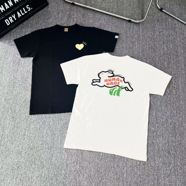 

23ss t shirt men woman tee print 1 quality fashion cotton short sleeve real pics, Black;brown