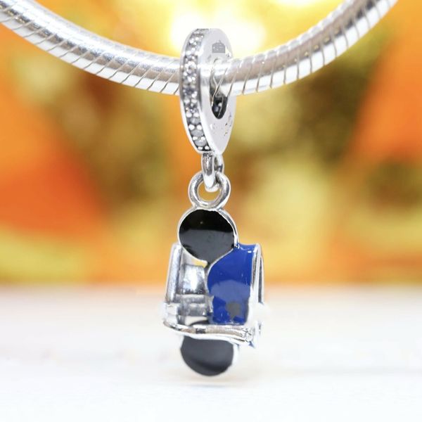 

graduation cap dangle charm 925 silver pandoraer charms for bracelets diy jewelry making kits loose beads silver wholesale, Black