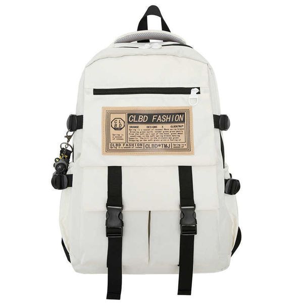 

men's and women's fashion backpack new schoolbag large capacity casual backpack
