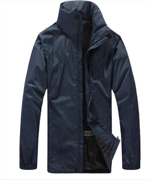 

mens brand jackets long sleeve outdoor casual windbreaker windrunner men zipper waterproof jacket hoodie coats clothes7801838, Black;brown