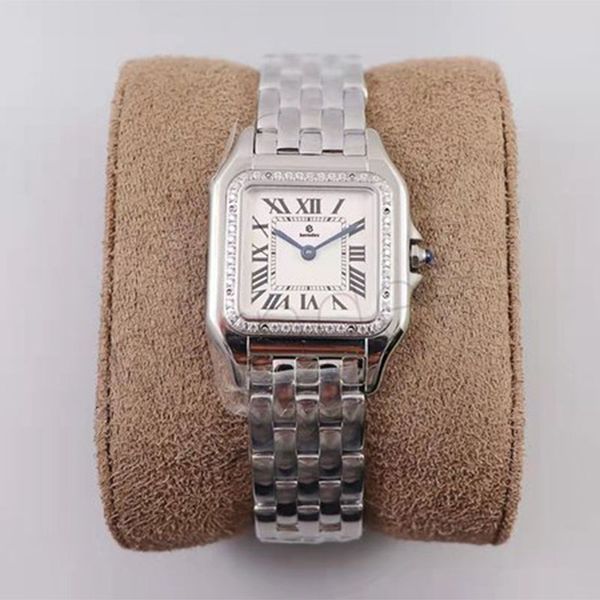 

wristwatch new fashion for womens men's luxury square watch geneva real stainless steel mechanical case and bracelet fashion nomos watc, Slivery;brown
