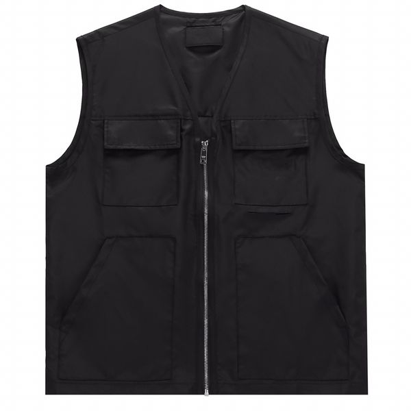 

2022 europe early spring new fashions vests men and women high street os size sleeves summer breathable tee p0228, Black;white
